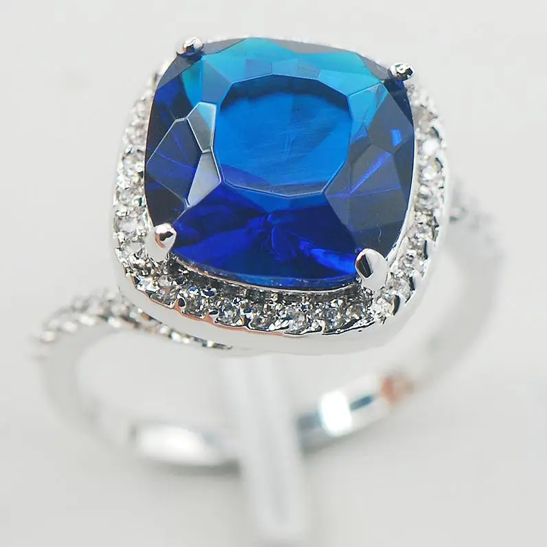 Blue Crystal Zircon White Crystal Zircon Women 925 Sterling Silver Ring F826 Size 6 7 8 9 10
Blue Crystal Zircon White Crystal Zircon Women 925 Sterling Silver Ring F826 Size 6 7 8 9 10