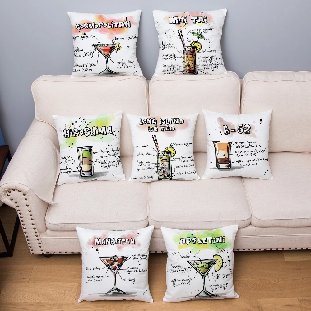 Bar Drink Cocktail lemon Tea Print Cushion Cover Super Soft Plush Pillowcase 45*45cm Throw Pillows Covers Home Decor Pillow Case
Bar Drink Cocktail lemon Tea Print Cushion Cover Super Soft Plush Pillowcase 45*45cm Throw Pillows Covers Home Decor Pillow Case