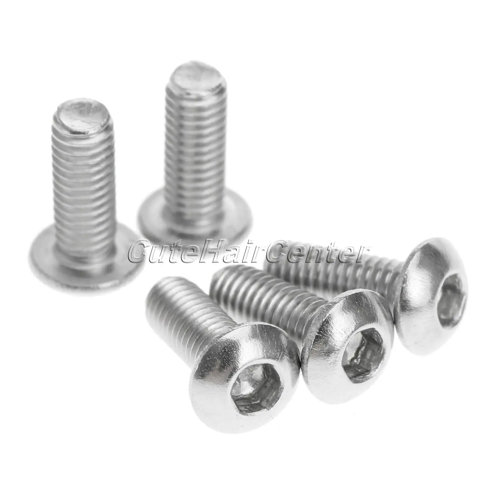 Stainless Steel 50pcs/lot Screws Metric Thread Button Head Hex Socket Cap Screws Bolts Fasteners Repair Hardware Tools M3 x 8mm
Stainless Steel 50pcs/lot Screws Metric Thread Button Head Hex Socket Cap Screws Bolts Fasteners Repair Hardware Tools M3 x 8mm
