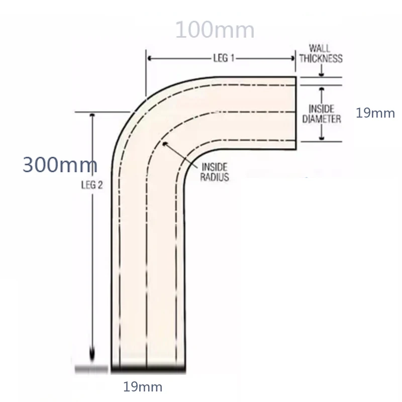 custom 90 Degree Bend Silicone Heater Hose, ID (19mm) the leg length: 100mm to 300mm
custom 90 Degree Bend Silicone Heater Hose, ID (19mm) the leg length: 100mm to 300mm