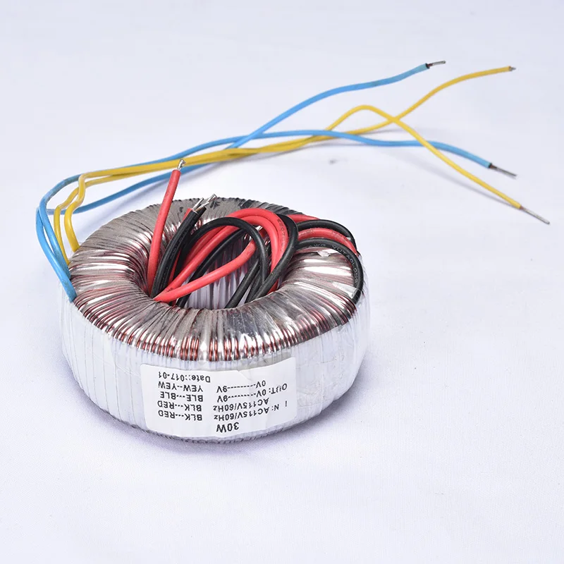 KYYSLB Home Audio 30W Pure Copper Wire Ring Cattle Amplifier Transformer Double 15V Dual 12V Double 9V Three Specifications
KYYSLB Home Audio 30W Pure Copper Wire Ring Cattle Amplifier Transformer Double 15V Dual 12V Double 9V Three Specifications