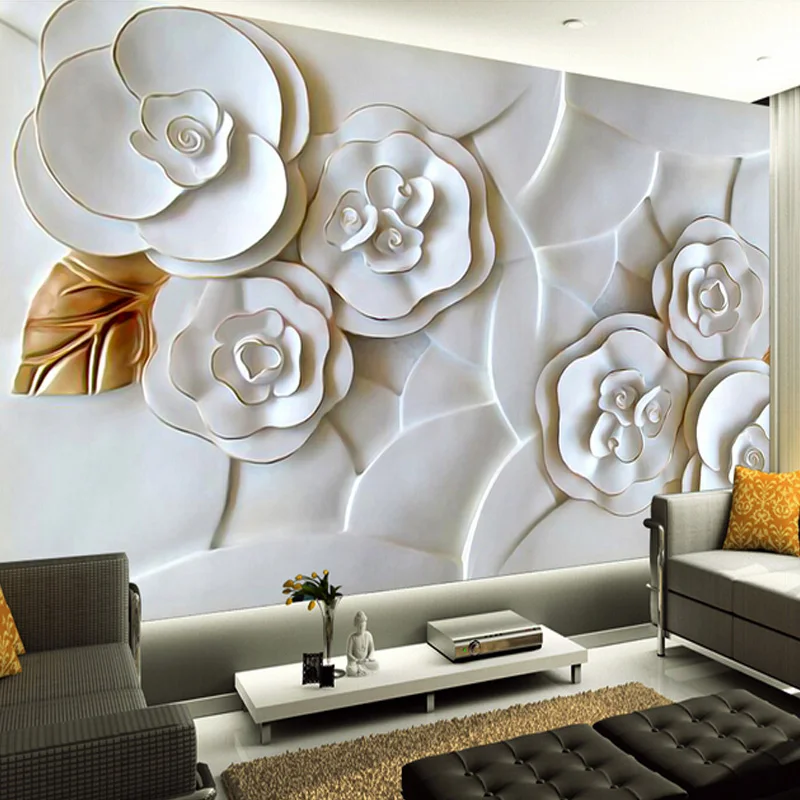 Custom Mural Non-woven 3D Stereo Art White Rose Flowers Photo Wallpaper For Bedroom Living Room TV Sofa Background Wall Decor
Custom Mural Non-woven 3D Stereo Art White Rose Flowers Photo Wallpaper For Bedroom Living Room TV Sofa Background Wall Decor