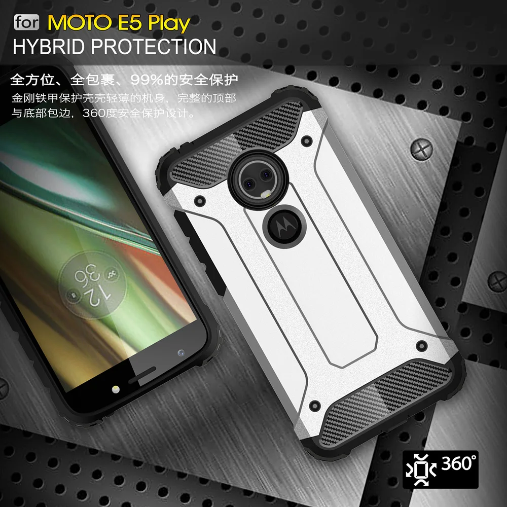 Противоударный защитный чехол 5 2 дюйма для Moto E5 Play Motorola E го поколения Задняя