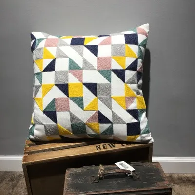 Embroidery Pillow Cover BOHO Cushion Cover Plaid minimalist embroidery Boho Home Decor, Custom Size&Color 45X45CM/40CMR
Embroidery Pillow Cover BOHO Cushion Cover Plaid minimalist embroidery Boho Home Decor, Custom Size&Color 45X45CM/40CMR