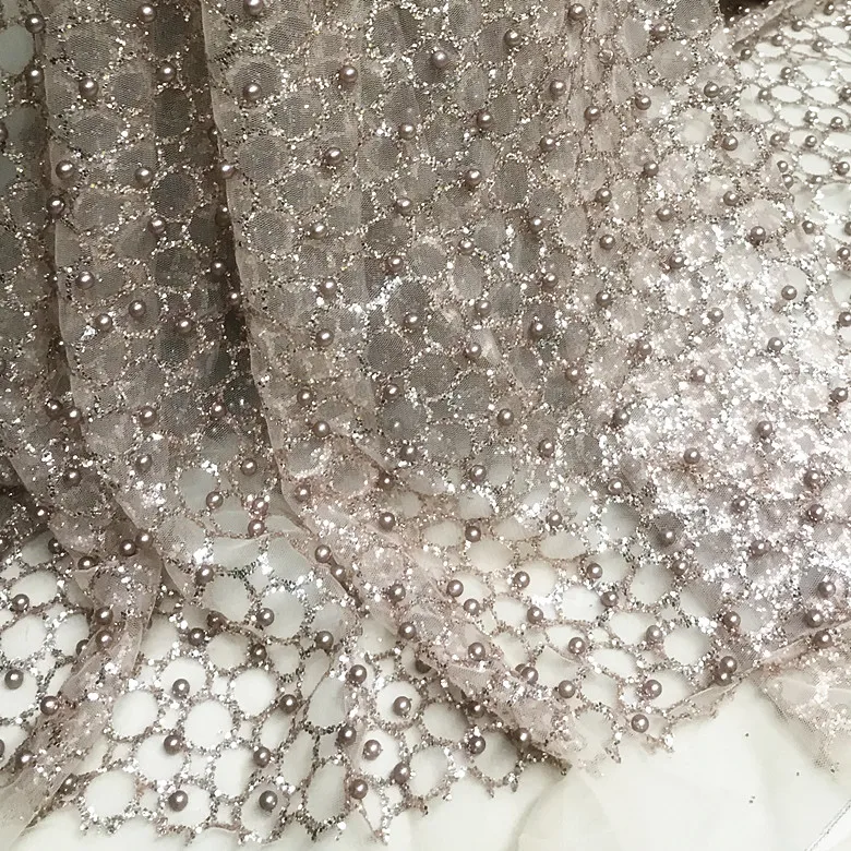 Skin Pink Powder Nail Bead Bronzing Flake Net Sequin Fabric Screen Garment Dress Designer Material Mesh Fabrics Telas Por Metro
Skin Pink Powder Nail Bead Bronzing Flake Net Sequin Fabric Screen Garment Dress Designer Material Mesh Fabrics Telas Por Metro