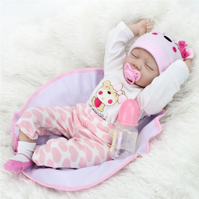 NPK22 Inch Reborn 55cm Doll Realistic Baby For Girls Closed/Opend Eyes Silicone Bonecas Toys
NPK22 Inch Reborn 55cm Doll Realistic Baby For Girls Closed/Opend Eyes Silicone Bonecas Toys