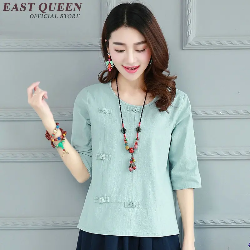Chinese traditional dress summer women linen clothing round neck linen white dress vintage oriental clothing KK766 YQ
Chinese traditional dress summer women linen clothing round neck linen white dress vintage oriental clothing KK766 YQ