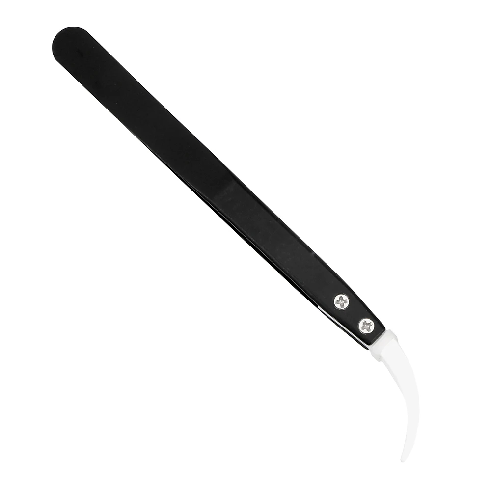 DIYWORK Precision Ceramic Tips Tweezers High Temperature Resistant Stainless Steel Handle Curved Tips Anti-static Tweezers
DIYWORK Precision Ceramic Tips Tweezers High Temperature Resistant Stainless Steel Handle Curved Tips Anti-static Tweezers