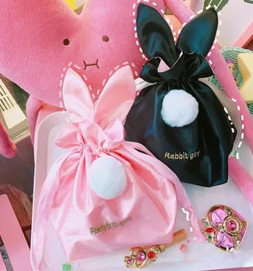 Princess sweet lolita bag Japanese three-dimensional rabbit ears pulling rope embroidery hair ball cosmetic Bag BAG160
Princess sweet lolita bag Japanese three-dimensional rabbit ears pulling rope embroidery hair ball cosmetic Bag BAG160