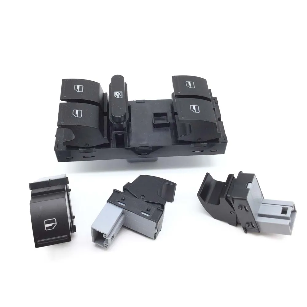 Переключатель электростеклоподъемника Master для VW Jetta Golf CC GTI MK5 MK6 Passat Tiguan Rabbit 2005-2011 OE #5J0959855, 1K4959857B
Переключатель электростеклоподъемника Master для VW Jetta Golf CC GTI MK5 MK6 Passat Tiguan Rabbit 2005-2011 OE #5J0959855, 1K4959857B