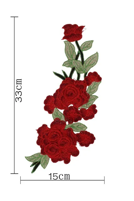 2pcs/set 3D Rose Patches for Clothes DIY Apparel Accessories Applique Embroidery Flower Patch Sew on Decoration Patch 33x15cm
2pcs/set 3D Rose Patches for Clothes DIY Apparel Accessories Applique Embroidery Flower Patch Sew on Decoration Patch 33x15cm