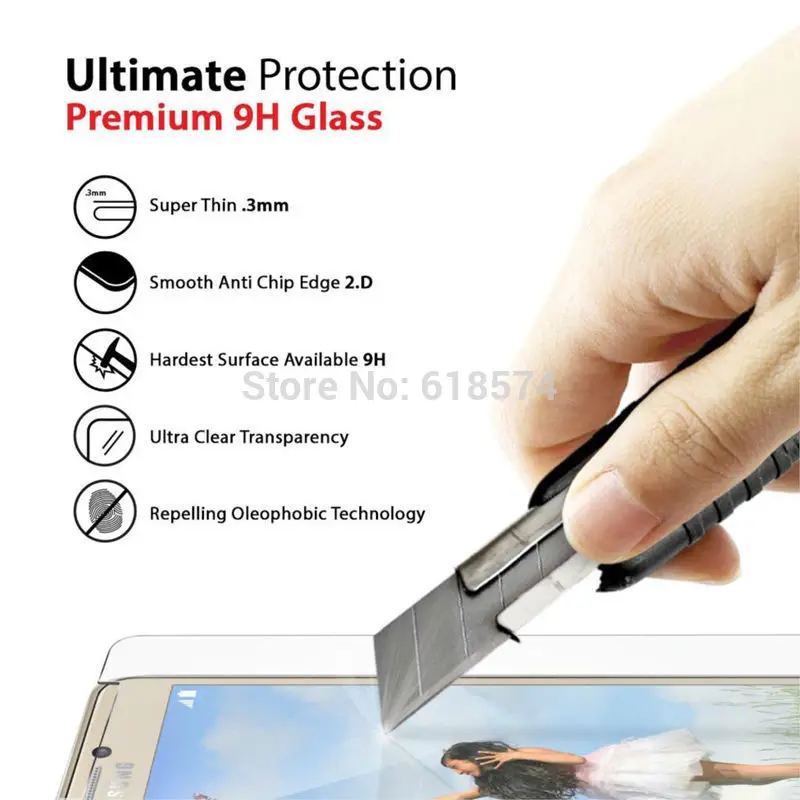 2.5D Закаленное стекло для Huawei Honor 6X Высококачественная защитная пленка
