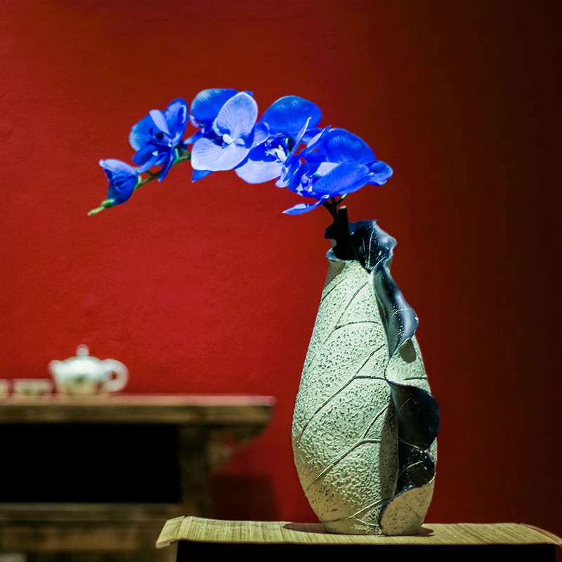 Chinese lotus flower decorations Home Furnishing creative living room table ornaments crafts vase for flowers
Chinese lotus flower decorations Home Furnishing creative living room table ornaments crafts vase for flowers