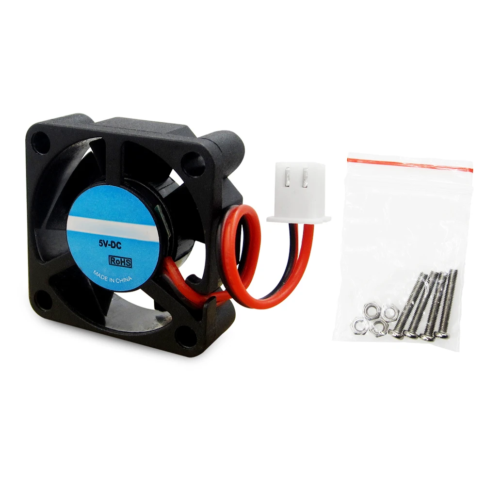 Raspberry PI Fan, Active Cooling Fan for Customized Acrylic Case / 5V plug-in and play / Support raspberry pi model B Plus B+
Raspberry PI Fan, Active Cooling Fan for Customized Acrylic Case / 5V plug-in and play / Support raspberry pi model B Plus B+