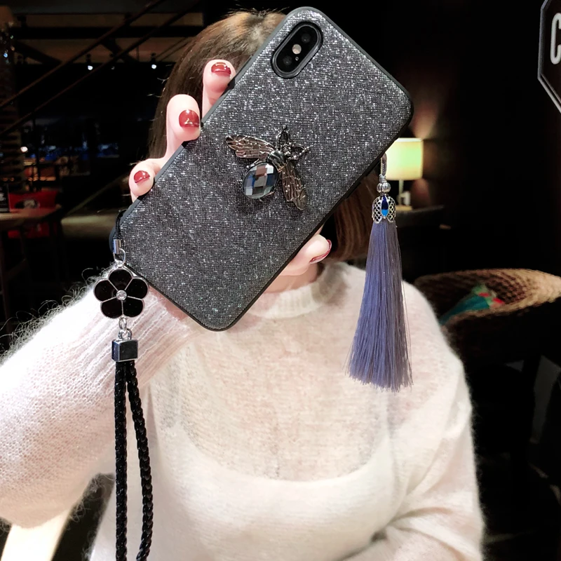 Fashion Simple 3d Bee Retro Matte Lanyard Phone Cover Case For Iphone X Xs Max Xr 10 8 7 6 6s Plus Luxury Hard Case Coque Fundas
Fashion Simple 3d Bee Retro Matte Lanyard Phone Cover Case For Iphone X Xs Max Xr 10 8 7 6 6s Plus Luxury Hard Case Coque Fundas