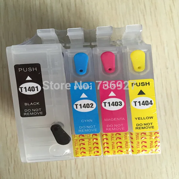 Пустой многоразовый картридж для Epson T1401 T1404, чернильный картридж для рабочей силы 525 WF-7510 WF-7520 WF-3540 WF-3520, WF-3530
Пустой многоразовый картридж для Epson T1401 T1404, чернильный картридж для рабочей силы 525 WF-7510 WF-7520 WF-3540 WF-3520, WF-3530
