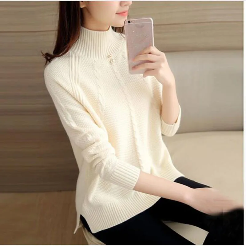 New Women Sweaters And Pullovers Female 2018 Autumn Winter Turtleneck Sweater Women Knitted Tricot Jumper Pull Femme
New Women Sweaters And Pullovers Female 2018 Autumn Winter Turtleneck Sweater Women Knitted Tricot Jumper Pull Femme