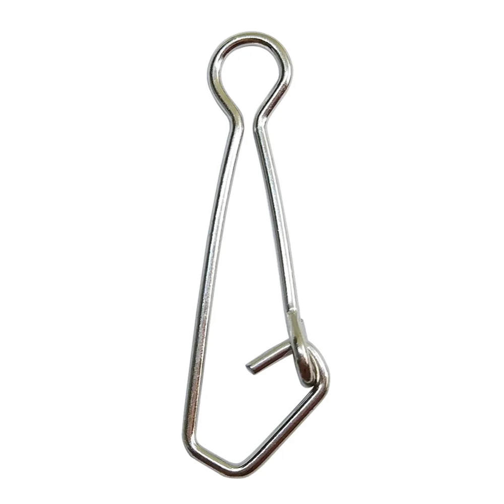 F6003 100pcs Hooked Snap Pin Stainless Steel Fishing Barrel Swivel Safety Snaps Accessories Connector Snap Pesca 00# to 8#
F6003 100pcs Hooked Snap Pin Stainless Steel Fishing Barrel Swivel Safety Snaps Accessories Connector Snap Pesca 00# to 8#