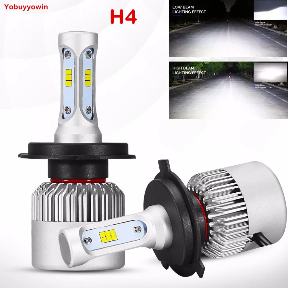 Pair H4 H11/H8 9005 9006 H7 H16JP LED Headlight Bulbs F-S3 Series Conversion Kit CSP Chips 72W 8000Lms LED Fog DRL Driving Light
Pair H4 H11/H8 9005 9006 H7 H16JP LED Headlight Bulbs F-S3 Series Conversion Kit CSP Chips 72W 8000Lms LED Fog DRL Driving Light