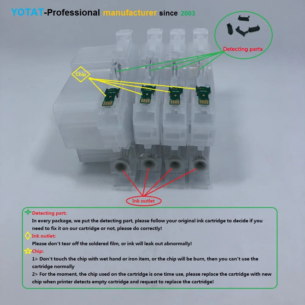 YOTAT 4*100ml pigment ink + LC3319XL LC3317 Refillable ink cartridge for Brother MFC-J5330DW J5730DW MFC-J6530DW J6730DW J6930DW
YOTAT 4*100ml pigment ink + LC3319XL LC3317 Refillable ink cartridge for Brother MFC-J5330DW J5730DW MFC-J6530DW J6730DW J6930DW