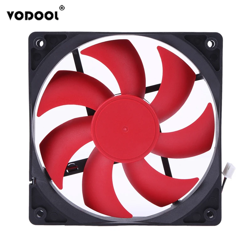 Фото VODOOL 120X120X25mm DC12V 1800 об/мин 2Pin вентилятор охлаждения для ПК Портативный Процессор