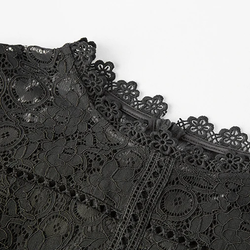 Queechalle 2021 Summer dress women floral lace slim A-line dresses plus size flowers hollow out fashion pleated dress black
Queechalle 2021 Summer dress women floral lace slim A-line dresses plus size flowers hollow out fashion pleated dress black
