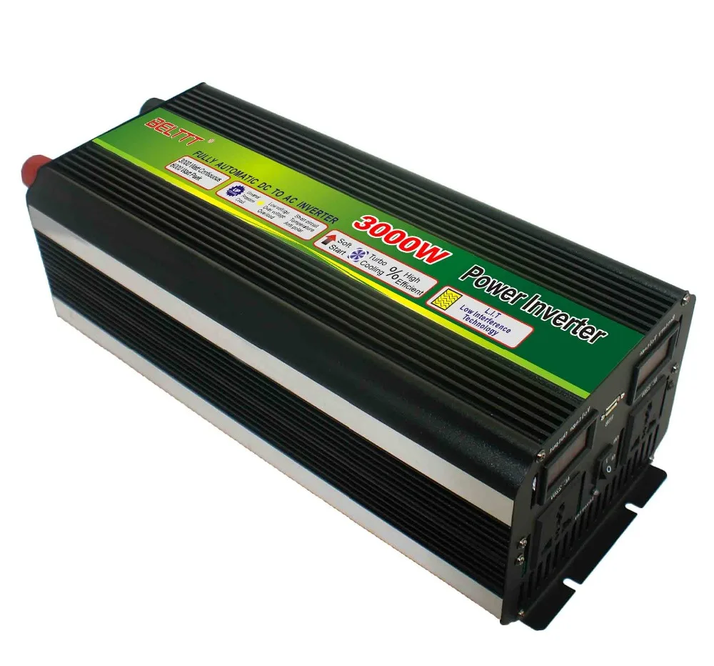 100% full sine power inverter 3000w Modified sine wave invertor big power DC24V to AC220V 50HZ
100% full sine power inverter 3000w Modified sine wave invertor big power DC24V to AC220V 50HZ