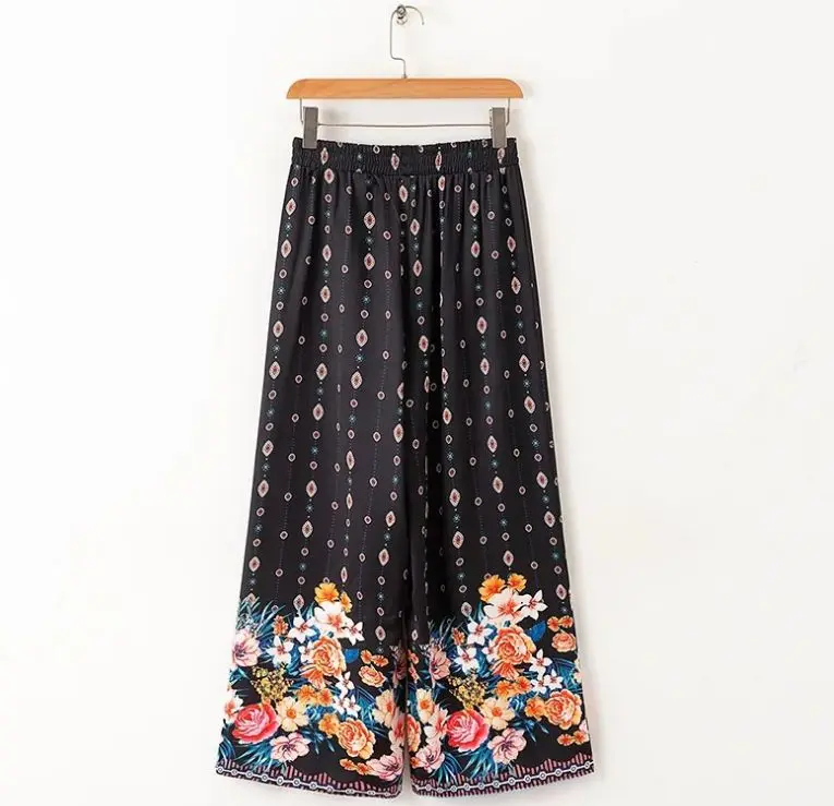 HCBLESS 2019 spring new fashion wild positioning printing elastic waist casual pants women's wide-leg pants trousers
HCBLESS 2019 spring new fashion wild positioning printing elastic waist casual pants women's wide-leg pants trousers