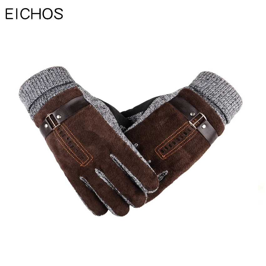 EICHOS Windproof Outdoor Men Gloves Pigskin Knitted Wool Winter Gloves Men Warm Fleece Men Genuine Leather Moto Male Mittens
EICHOS Windproof Outdoor Men Gloves Pigskin Knitted Wool Winter Gloves Men Warm Fleece Men Genuine Leather Moto Male Mittens