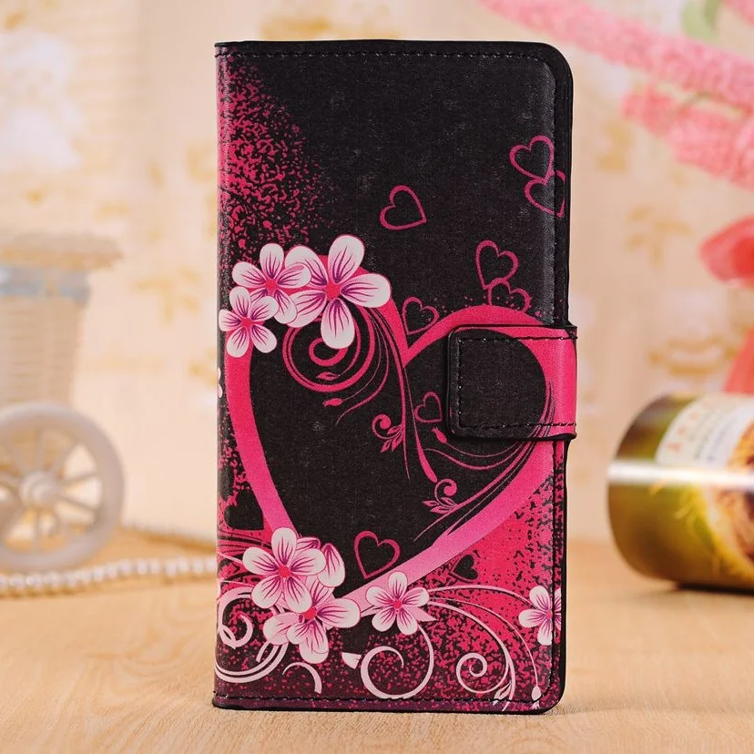 Роскошный кожаный чехол-бумажник с цветком для LG Magna G4 Mini G4C LS751 C90 H522Y H500F H502F чехлы