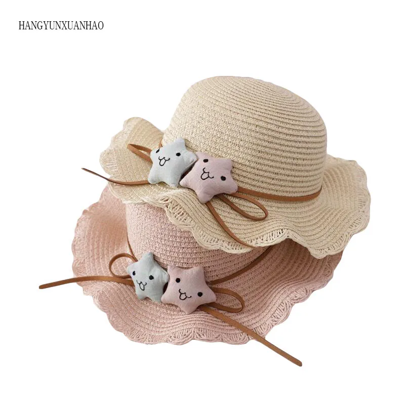HANGYUNXUANHAO Two Stars Boys Girls Straw Hats Summer Sun Hats for children Travelling Holiday Beach Hats kids Sunscreen Caps
HANGYUNXUANHAO Two Stars Boys Girls Straw Hats Summer Sun Hats for children Travelling Holiday Beach Hats kids Sunscreen Caps