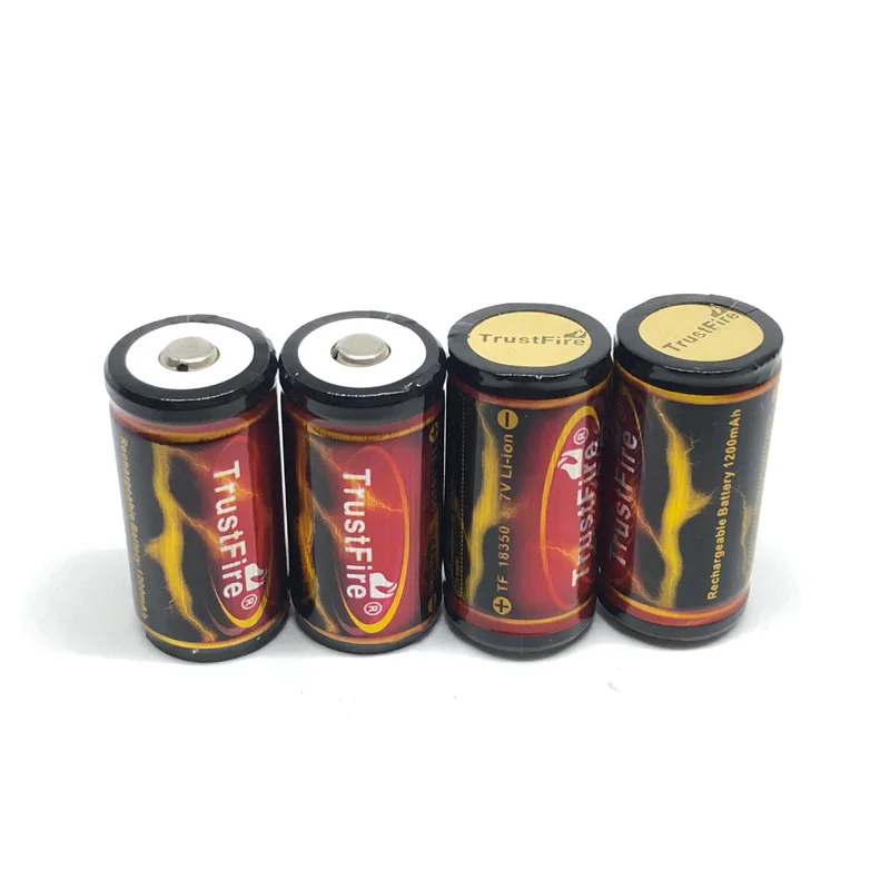 Wholesale 200PCS/LOT TrustFire 18350 3.7V 1200mAh Lithium Battery Protected Rechargeable Batteries with PCB For Flashlights
Wholesale 200PCS/LOT TrustFire 18350 3.7V 1200mAh Lithium Battery Protected Rechargeable Batteries with PCB For Flashlights