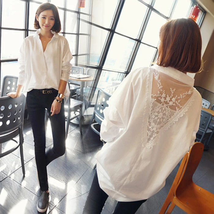 New Women Casual Basic Summer Chiffon Lace Blouse Backless Top Shirt Long sleeve
New Women Casual Basic Summer Chiffon Lace Blouse Backless Top Shirt Long sleeve