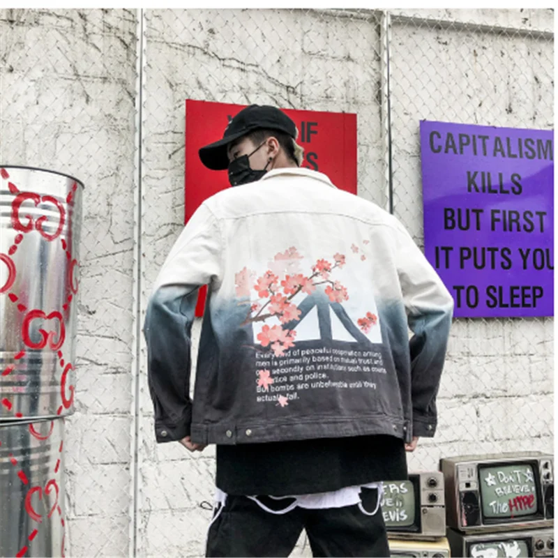 Vintage White Spring Print Denim Jacket Women Loose Regual Pactwork Fashion Denim Jacket Plus Size 2019
Vintage White Spring Print Denim Jacket Women Loose Regual Pactwork Fashion Denim Jacket Plus Size 2019
