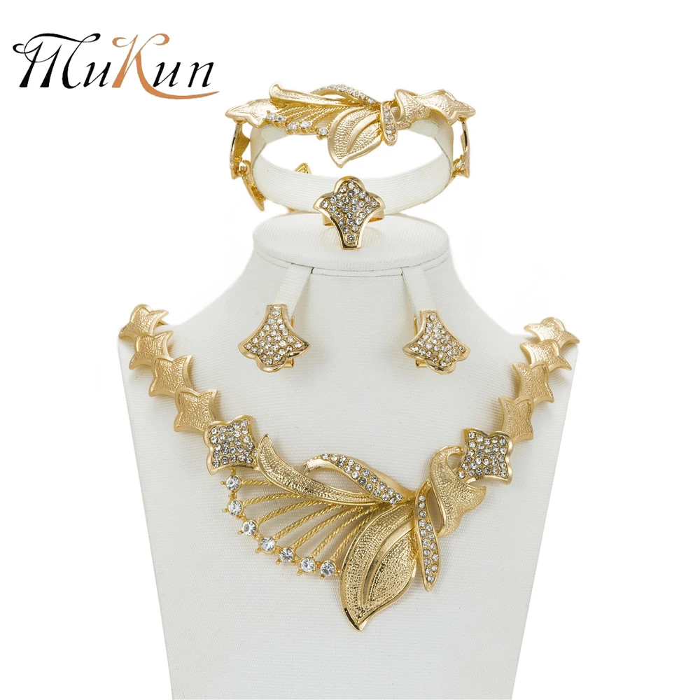 MUKUN African Jewelry Sets Gold Color Nigerian Wedding For Women Crystal Jewelry Wedding Bridal Jewelry Set Wedding Accessories
MUKUN African Jewelry Sets Gold Color Nigerian Wedding For Women Crystal Jewelry Wedding Bridal Jewelry Set Wedding Accessories