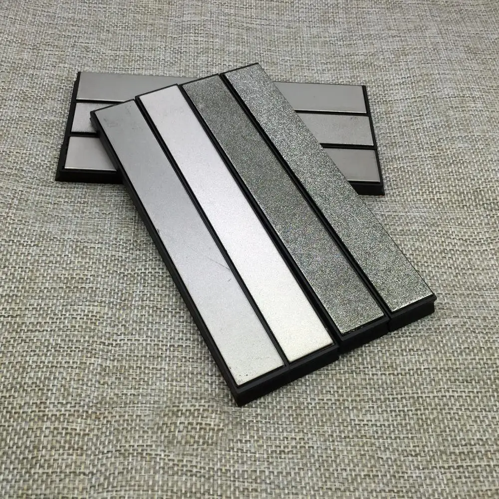 7pcs Diamond sharpener's whetstone Hone stone Grinder Block 80-2000 Grit Edge Pro Kitchen knife KME ruixin Pro
7pcs Diamond sharpener's whetstone Hone stone Grinder Block 80-2000 Grit Edge Pro Kitchen knife KME ruixin Pro
