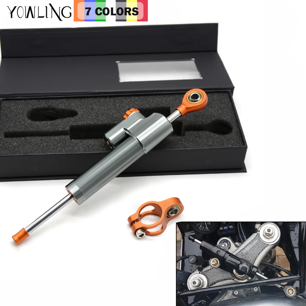 Universal Motorcycle Accessories Stabilizer Damper Steering For Kawasaki Z1000 Z800 Z750 EX-300 for honda CBR 954 Yamaha YZF R1
Universal Motorcycle Accessories Stabilizer Damper Steering For Kawasaki Z1000 Z800 Z750 EX-300 for honda CBR 954 Yamaha YZF R1