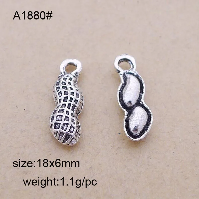 (50 Pieces/Lot) 18*6mm Antique Silver Plated Metal Alloy Peanut Charms Fit For DIY Accessories Jewelry Making Findings
(50 Pieces/Lot) 18*6mm Antique Silver Plated Metal Alloy Peanut Charms Fit For DIY Accessories Jewelry Making Findings