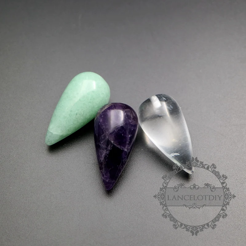 15x30mm water drop shape stone half drilled loose beads for DIY pendant charm supplies 180027
15x30mm water drop shape stone half drilled loose beads for DIY pendant charm supplies 180027