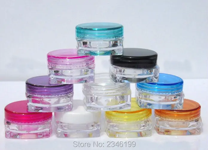 10G 100pcs/lot High Grade Square Cosmetic Refillable Case for Mask/ Cream, Plastic Small Sample Empty Packing Bottle
10G 100pcs/lot High Grade Square Cosmetic Refillable Case for Mask/ Cream, Plastic Small Sample Empty Packing Bottle