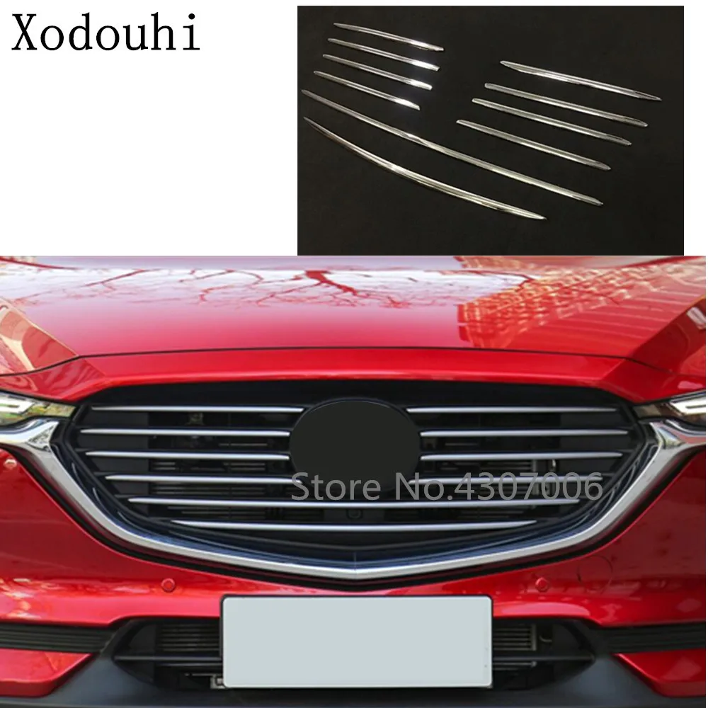 Car Body Styling Cover Protect Detector ABS Chrome Trim Front Up Grid Grill Grille Racing For Mazda CX8 CX-8 2017 2018 2019 2020
Car Body Styling Cover Protect Detector ABS Chrome Trim Front Up Grid Grill Grille Racing For Mazda CX8 CX-8 2017 2018 2019 2020