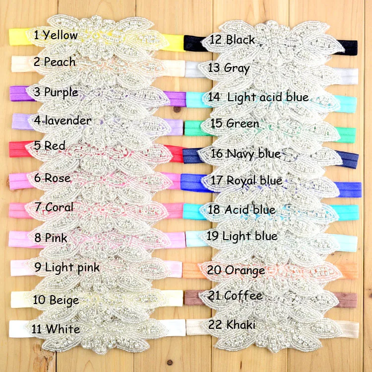 10 pcs / lot , girl Elastic Headband Handmade Rhinestones Beads Big Flower Hair Bows Kids hair accessories
10 pcs / lot , girl Elastic Headband Handmade Rhinestones Beads Big Flower Hair Bows Kids hair accessories