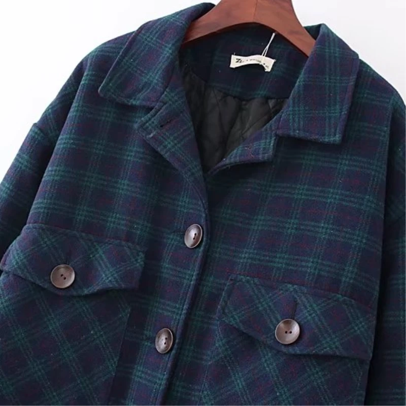 2018 Winter New Fahion Women's Clothing Plus Size Turn-Down Collar Clothes Loose Lattice High Quality Female Woolen Coat YZH311
2018 Winter New Fahion Women's Clothing Plus Size Turn-Down Collar Clothes Loose Lattice High Quality Female Woolen Coat YZH311
