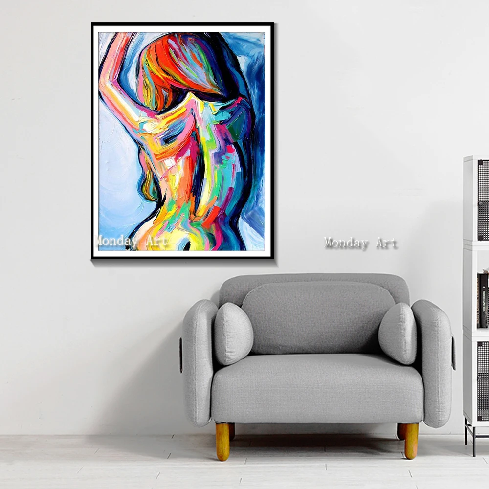 Nude painting 100% Hand painted Sexy Women Canvas Painting Home Decoration Wall Pictures For Living room bedroom bar decoration
Nude painting 100% Hand painted Sexy Women Canvas Painting Home Decoration Wall Pictures For Living room bedroom bar decoration