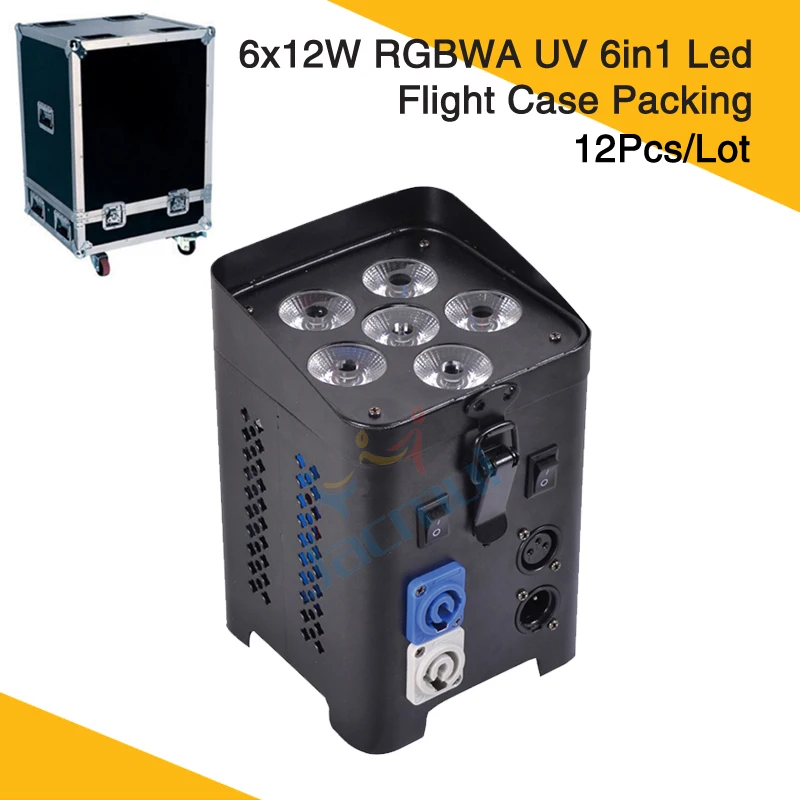 (12Pcs/Lot) Flight Case Packing 6*12W RGBWA UV 6in1 Led Par Can Light With Wireless Dmx Control
(12Pcs/Lot) Flight Case Packing 6*12W RGBWA UV 6in1 Led Par Can Light With Wireless Dmx Control