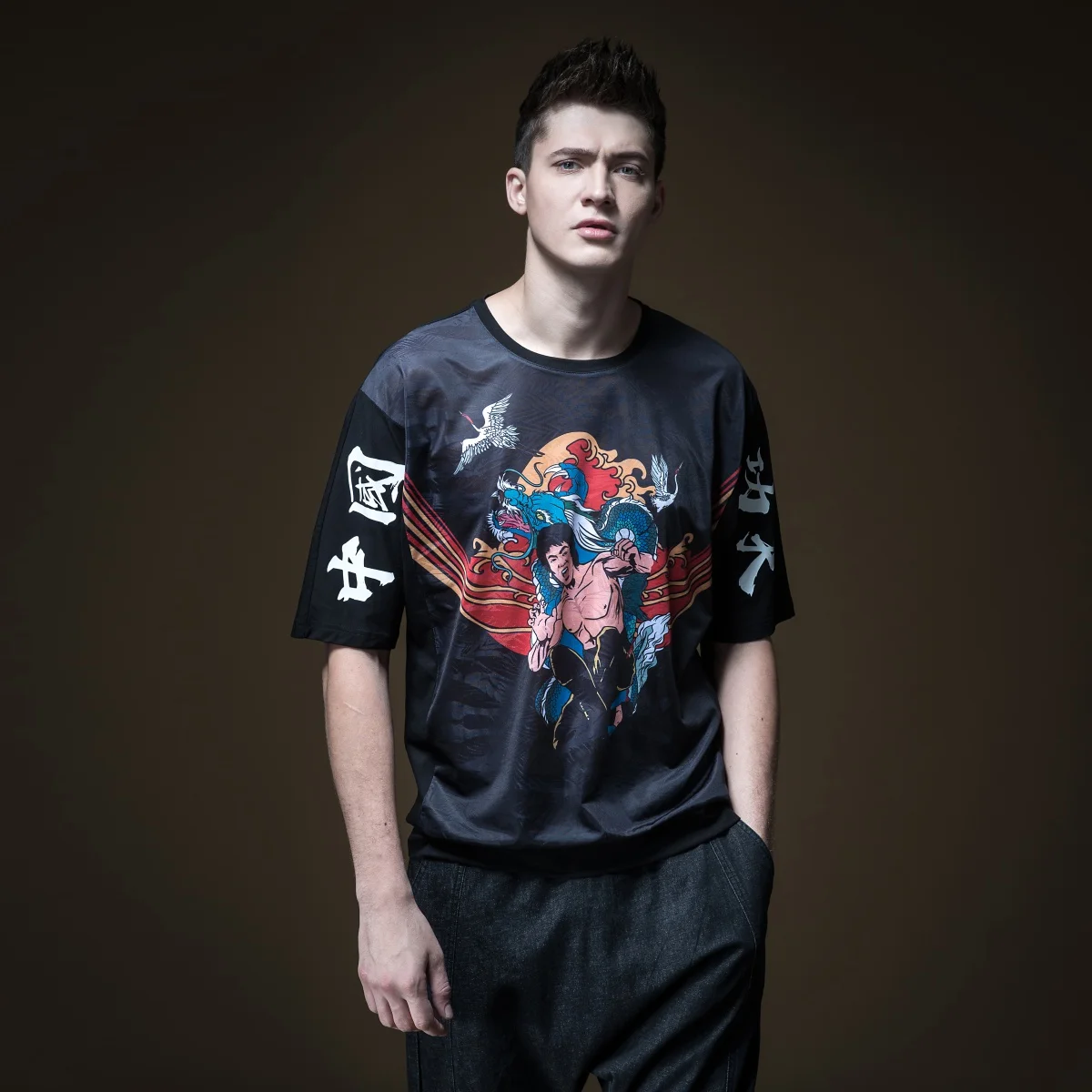 2020 Half Undertale Sale High Quality Pinli Plus Hot Summer New Men's Loose Printed Young Short-sleeved T-shirt Tide B192311412
2020 Half Undertale Sale High Quality Pinli Plus Hot Summer New Men's Loose Printed Young Short-sleeved T-shirt Tide B192311412