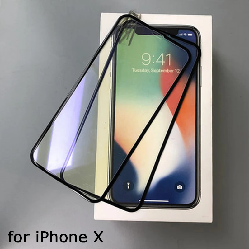 Ультратонкая защитная пленка из закаленного стекла для iPhone X, прозрачная и голубая пленка Fron для iPhone X, защитная пленка для экрана с мягкими к...
Ультратонкая защитная пленка из закаленного стекла для iPhone X, прозрачная и голубая пленка Fron для iPhone X, защитная пленка для экрана с мягкими к...