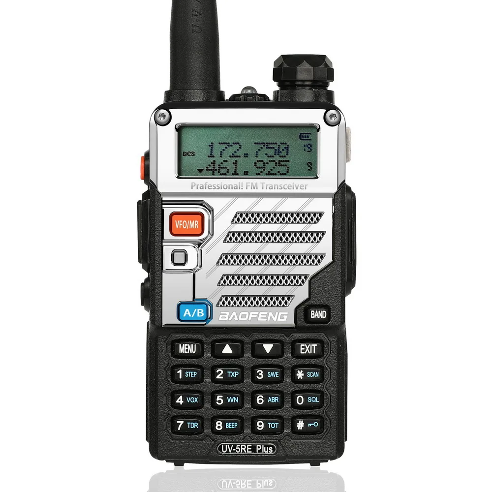 Фото Рация Baofeng UV 5RE Plus двухсторонняя радиосвязь UHF VHF Двухдиапазонная cb портативный