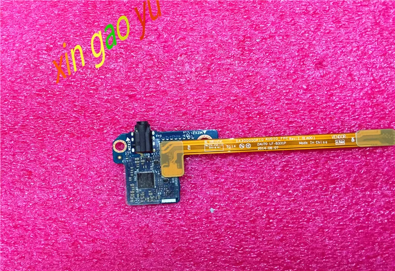 FOR DELL 13 2-IN-1 7351 headset AUDIO Port BOARD ZAU70 LS-B331P B331P 100% test ok
FOR DELL 13 2-IN-1 7351 headset AUDIO Port BOARD ZAU70 LS-B331P B331P 100% test ok