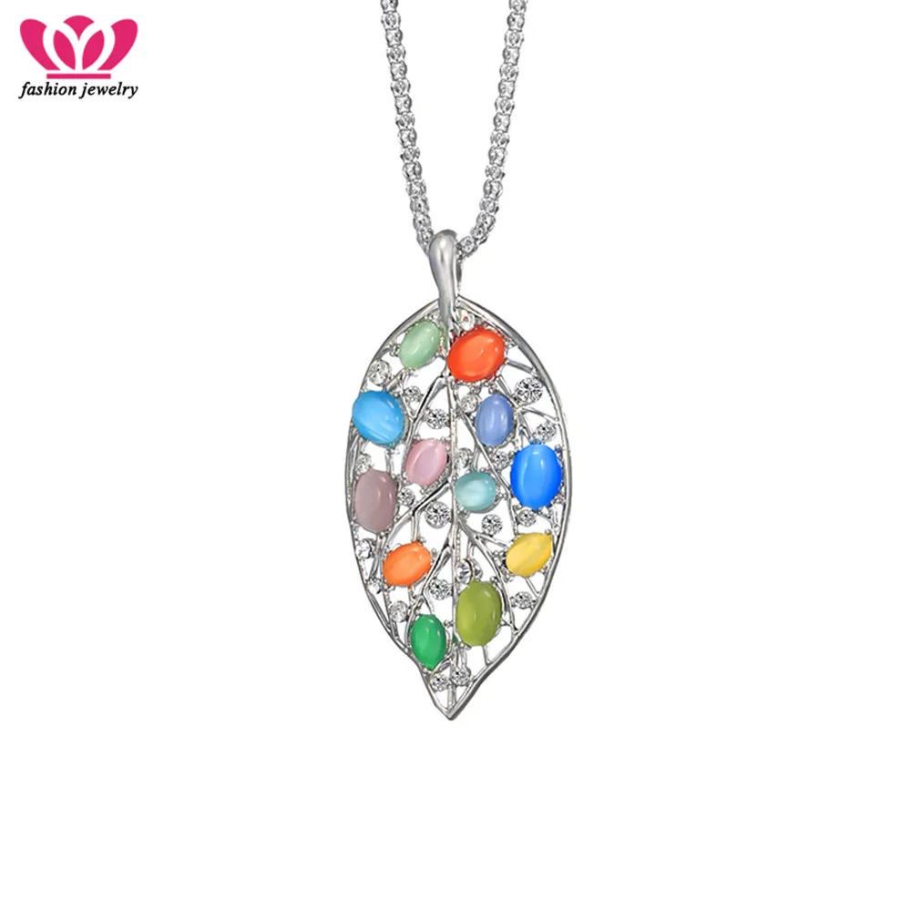 Charm Colorful Cat Eye Leaf Pendant Necklace For Women High Quality Jewelry Snake Necklace For Women Fashion Sweater Long Chains
Charm Colorful Cat Eye Leaf Pendant Necklace For Women High Quality Jewelry Snake Necklace For Women Fashion Sweater Long Chains